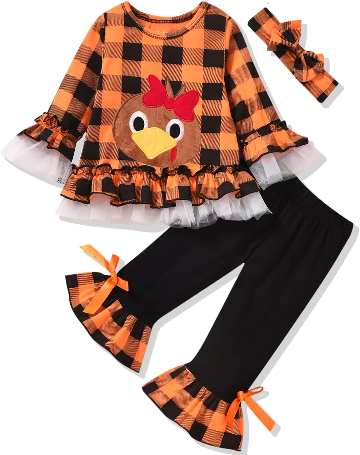 Baby Halloween Clothes, Baby Girl Halloween Outfit for Toddler Infant Tops Pants 2Pcs Set