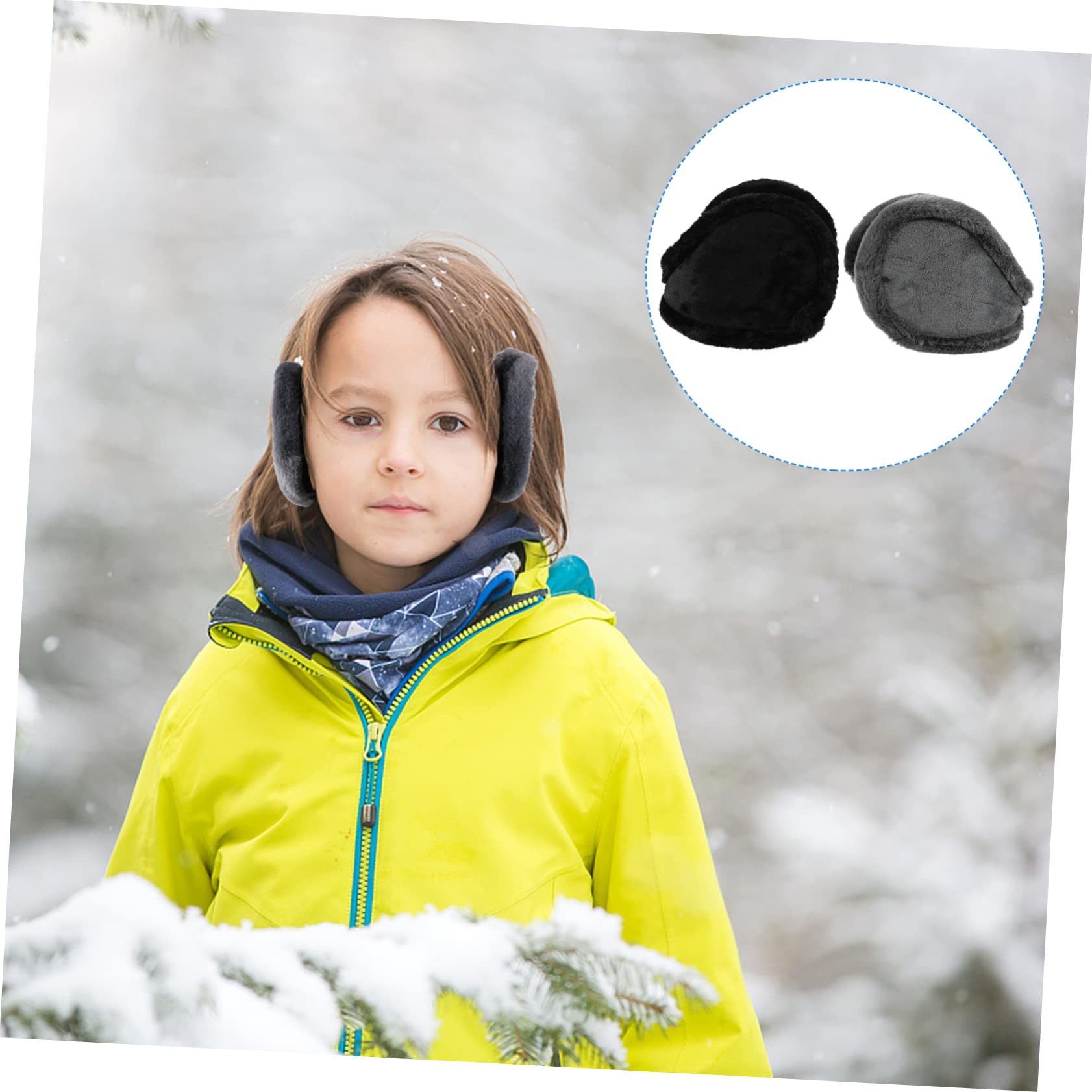 6piezas Auriculares De Invierno Orejeras De Peluche Para Protección Auditiva Calentadores De Oídos Para Actividades Al Aire Diseño Trasero Para Mayor Comodidad y Estilo