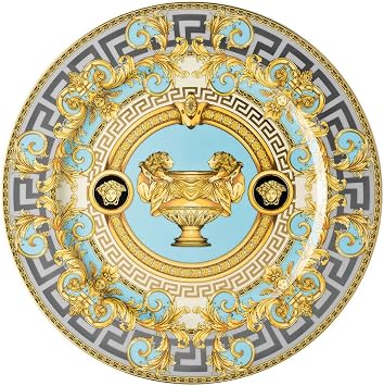 Rosenthal Prestige Gala Bleu 2 Showplate Porcelain Gold