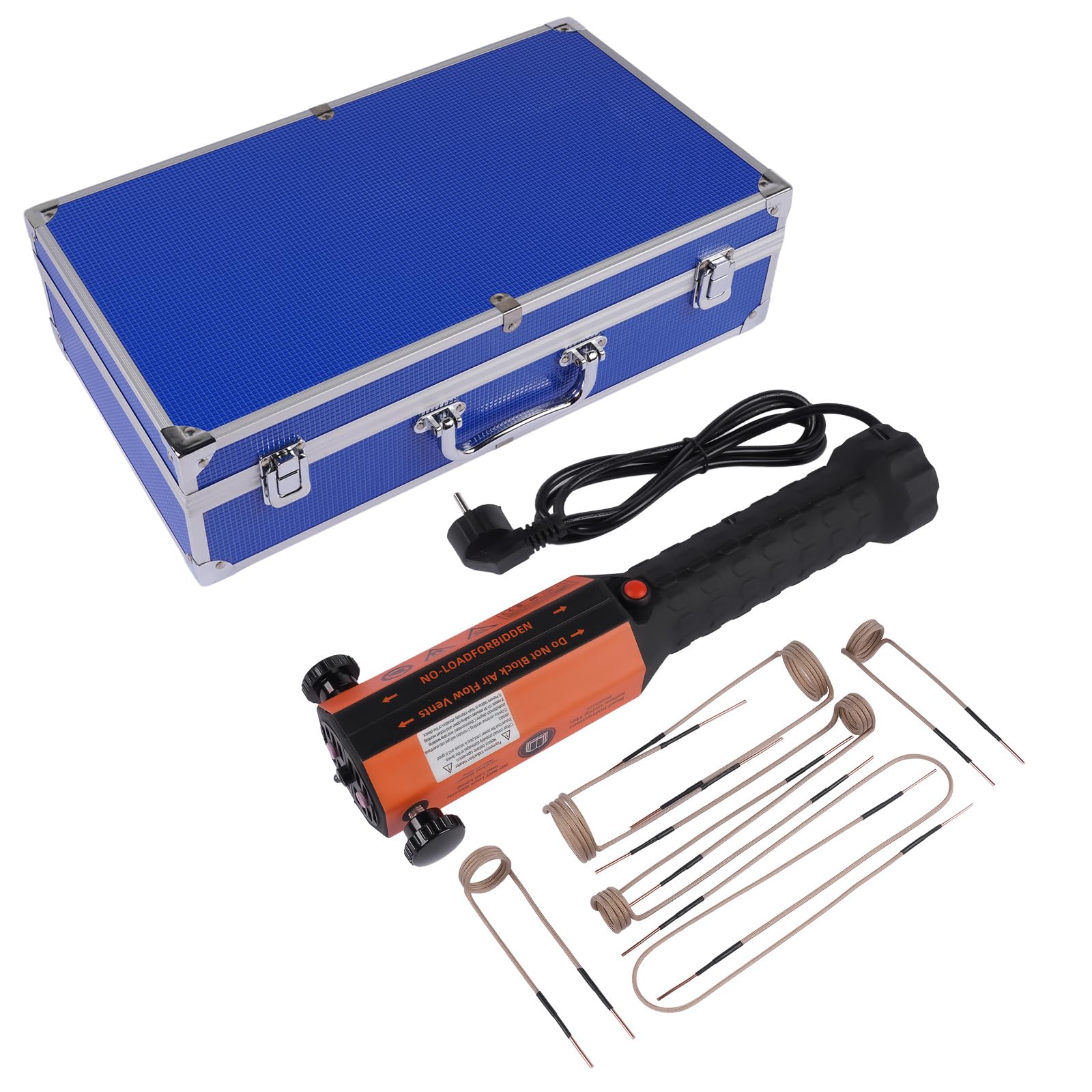 Magnetisches Induktionsheizgerät-Set 1 KW 220V, Bolzen-Induktionsheizgerät mit 8 Induktionsspulen, Induktionsheizer-Bolzenentferner zum Entfernen von Bolzen und Muttern