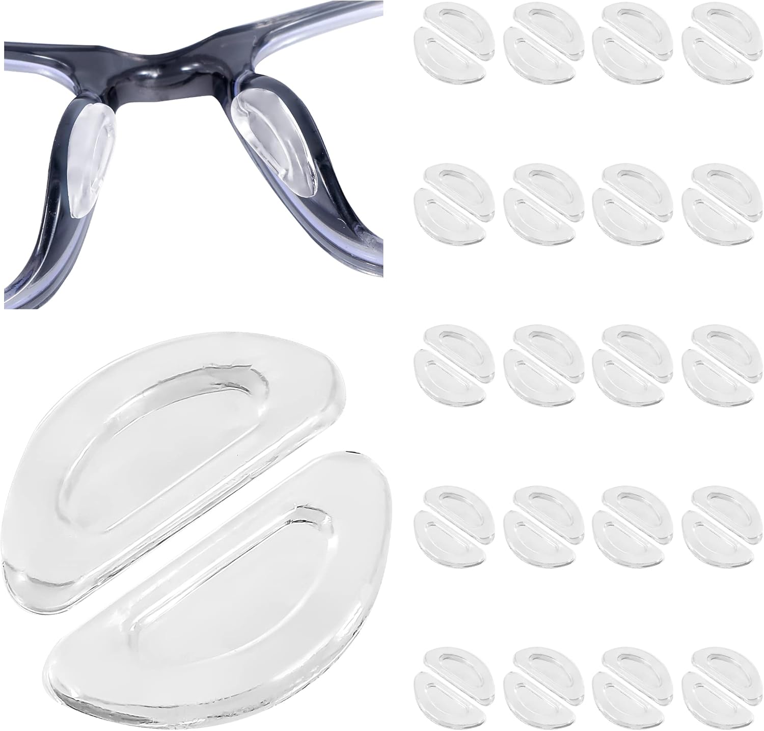 Eyeglass Nose Pads, Anti Slip Nose Pads for Glasses with