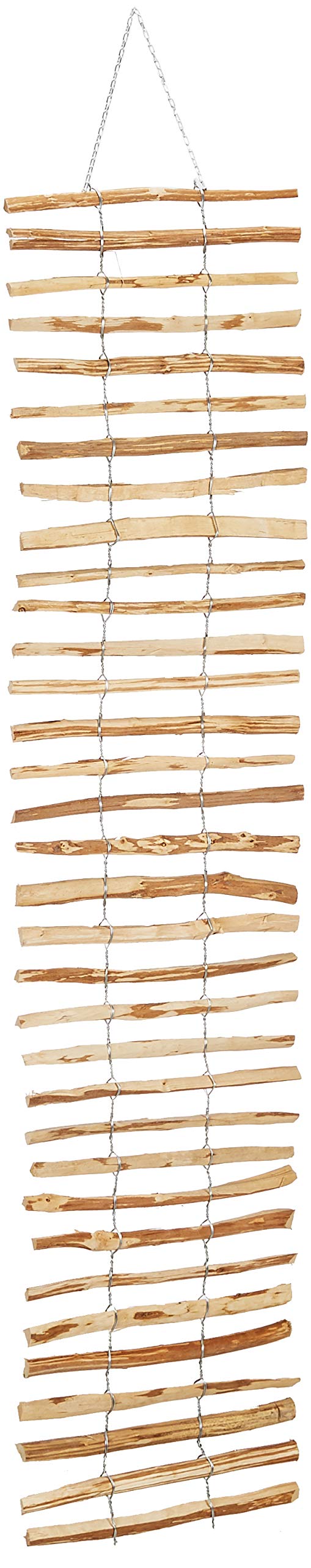 dobar® Rankleiter & Steckzaun – Haselnuss-Holz, 50 x 200 cm – Dekorativer Sichtschutz