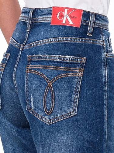 Jeans High rise flare, Calvin Klein, Feminino, Marinho, 42