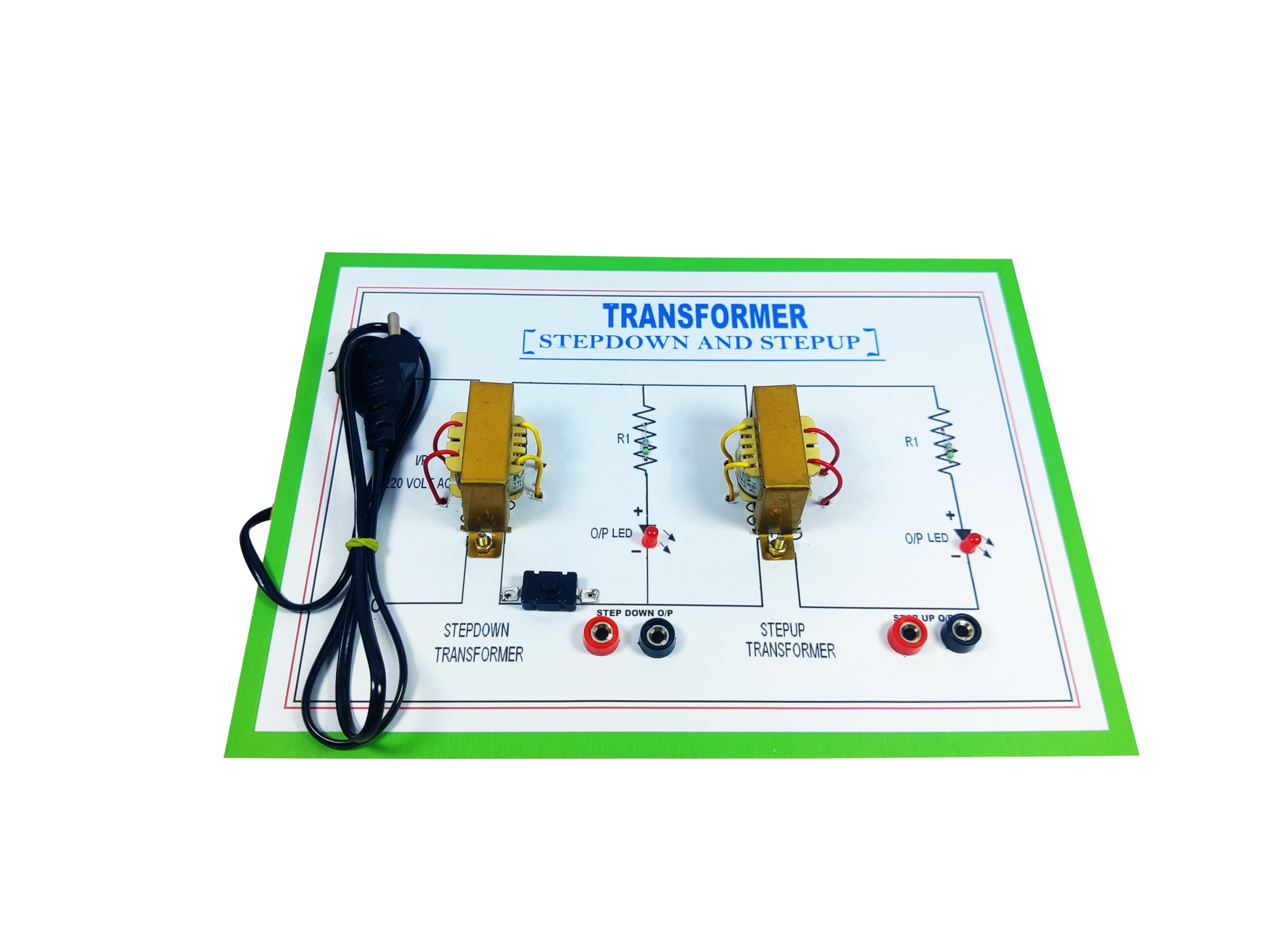 Transformer Step-Down and Step-Up Working Model Project Kit for Students, CBSE Class 12 Science Fair Demonstration-image-47