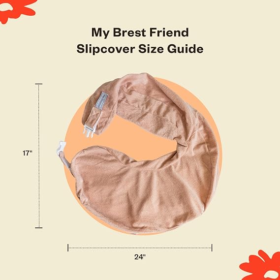 My Brest Friend Nursing Pillow - Deluxe - Enhanced Comfort w/Slipcover