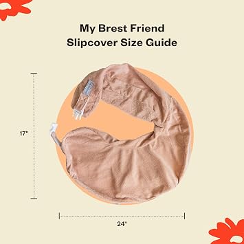 My Brest Friend Nursing Pillow - Deluxe - Enhanced Comfort w/Slipcover