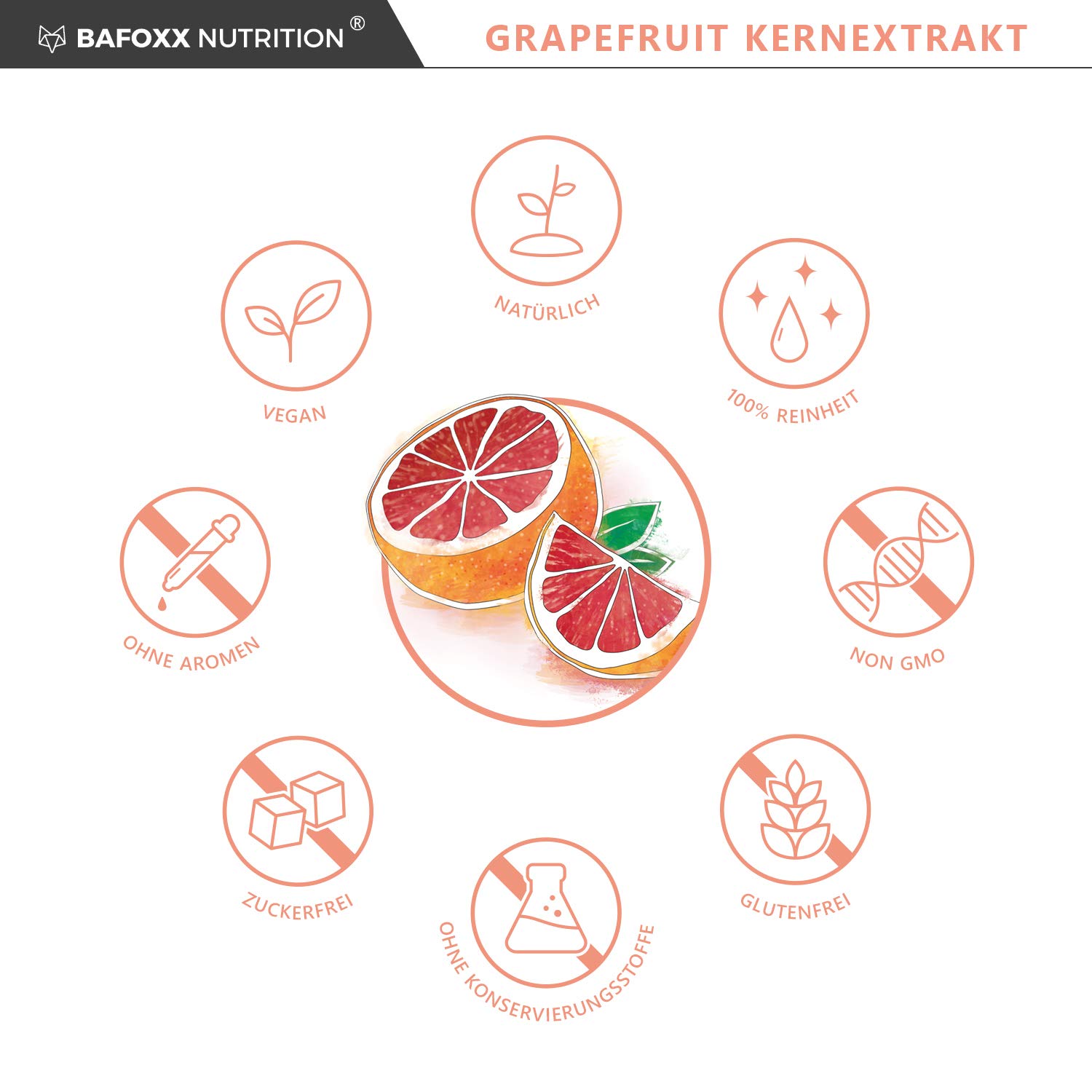 Grapefruitkernextrakt Kapseln hochdosiert - 120 Stück für 4 Monate - Naturprodukt mit 45% Flavonoide aus GKE Extrakt - vegan und ohne Zusatzstoffe - deutsche Markenqualität