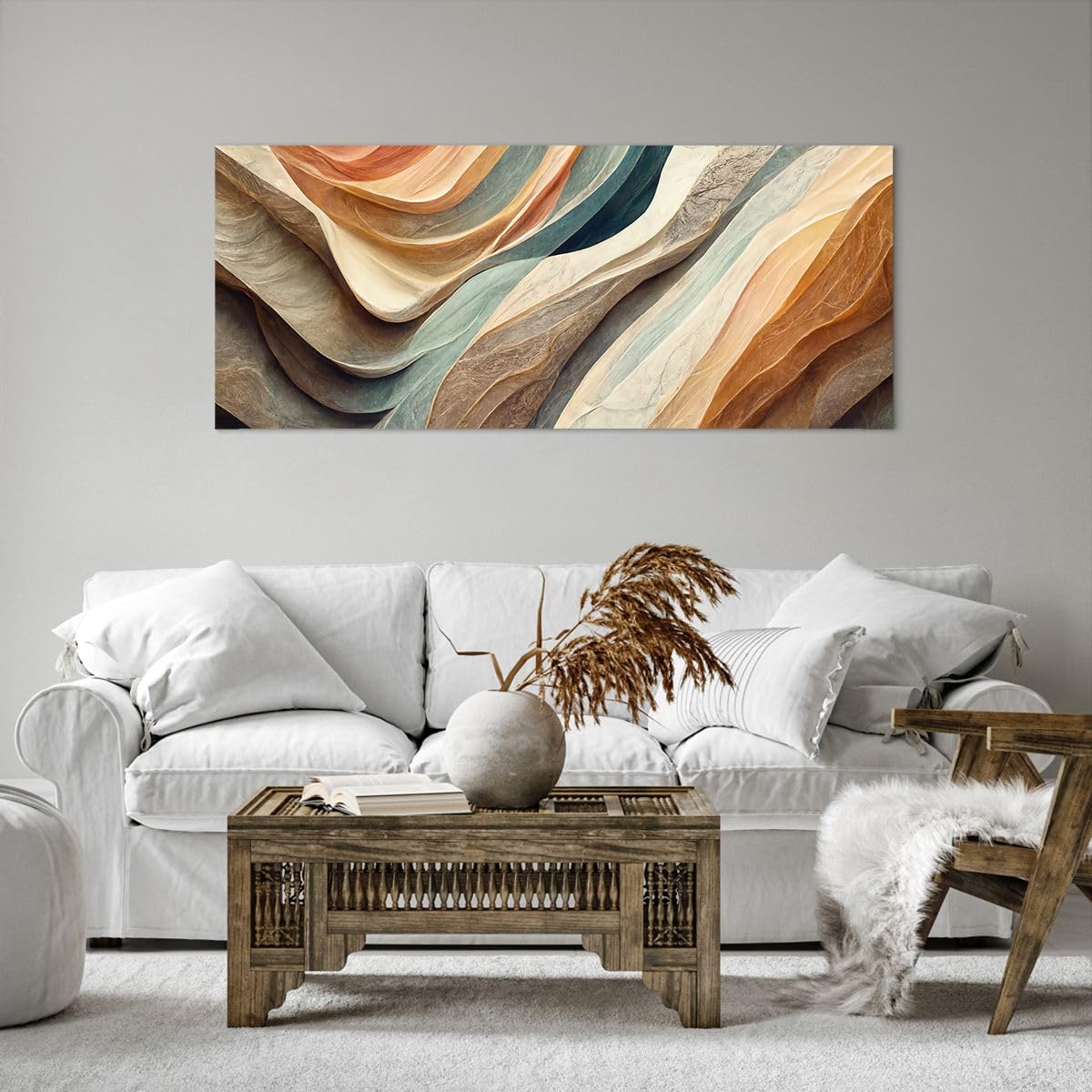 Declina Quadro Decorativo Su Tela 50x30 Cm - Stampa HD, Colori Resistenti UV, Tela 280 G/m², Telaio In Legno Di Pino, Made In France - 3
