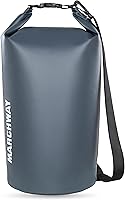Vista 9 de MARCHWAY - Bolso seco flotante e impermeable 1.32/2.64/5.28/7.93/10.57 galones, parte superior enrollable, mantiene secos equipos de kayak rafting