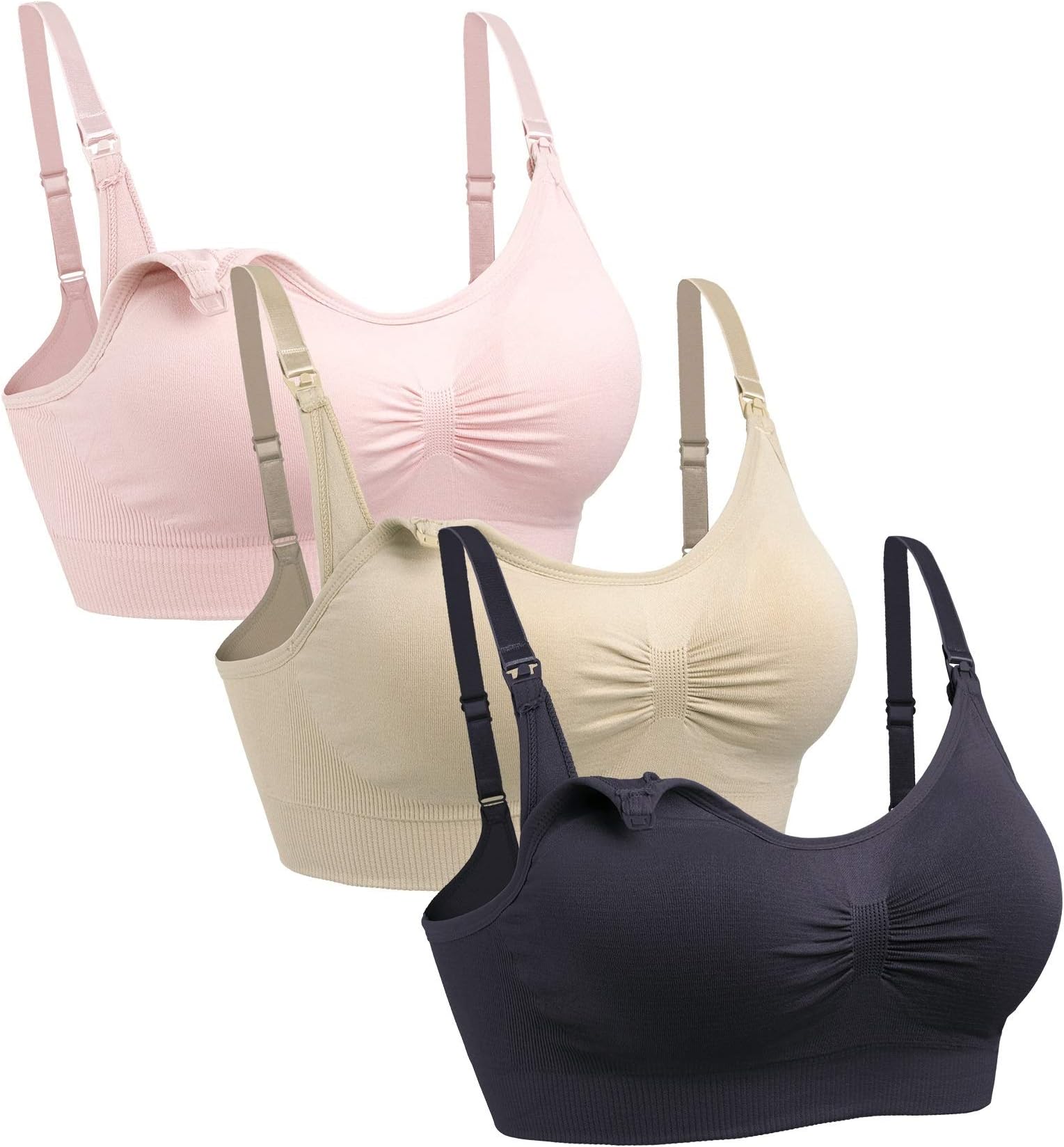 CosCool 2-5PACK Nursing Bra Wireless Bra Women's Sleeping Maternity Bra Breastfeeding Bras Bralette