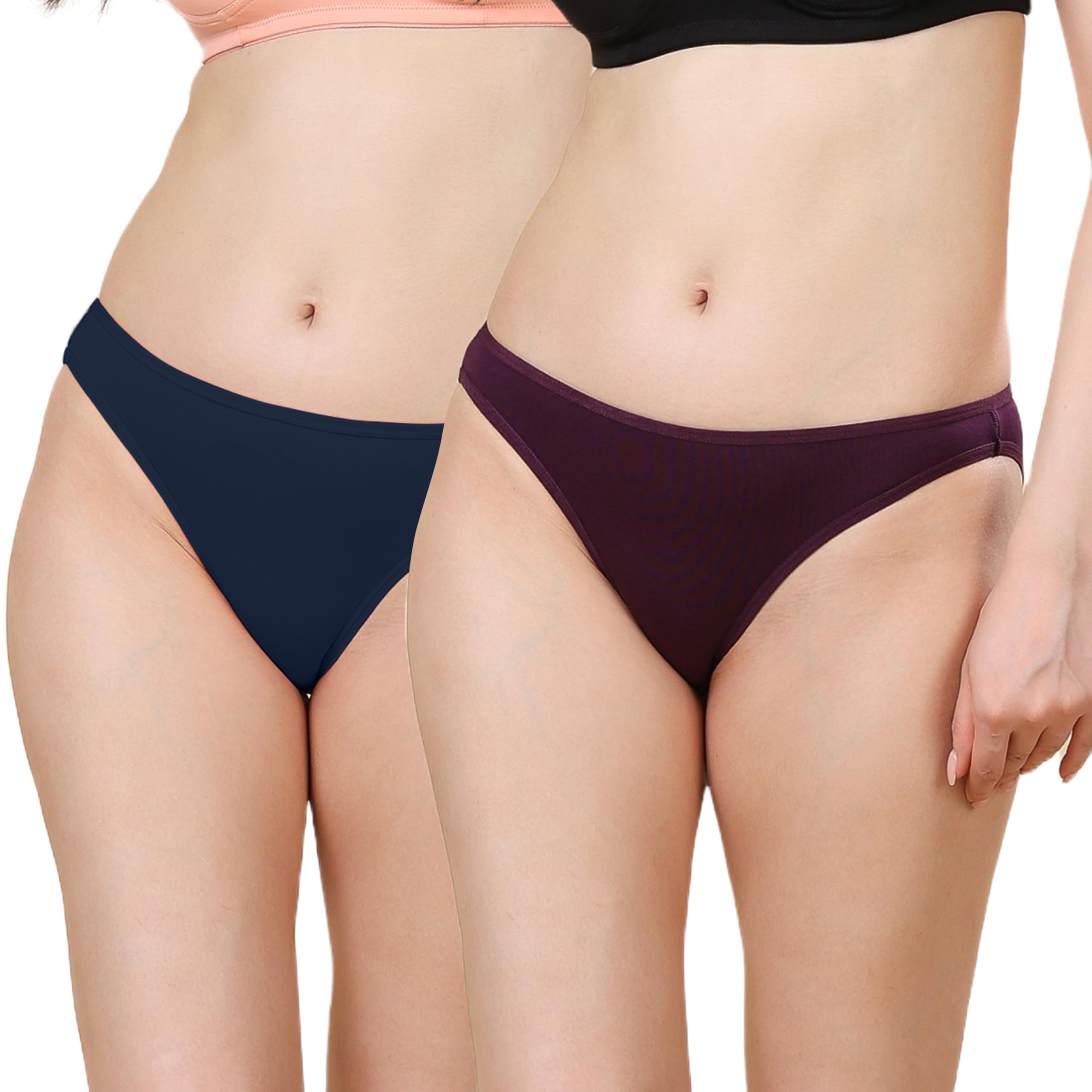london hills Panty Set for Women Super Combed 100% Pure Cotton | Underwear for Women Combo | Seamless Panties for Woman | Lingerie for Women's Combo | Hipster Panty'| Pack of 1 and 2, Colors May Vary-picture-35