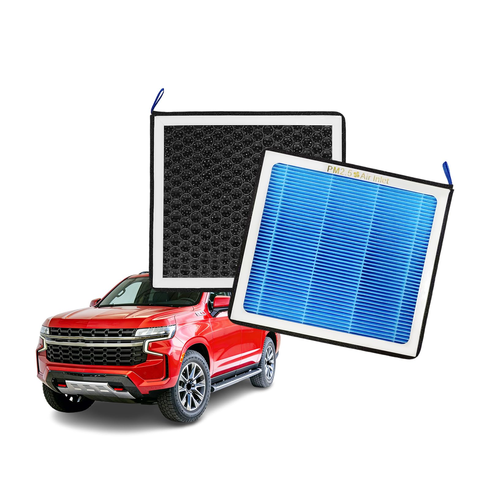 MASHA Cabin Air Filter for Chevy Suburban (2021-2025),with Activated Carbon Replacement for OEM 6091C/CP966/CF11966