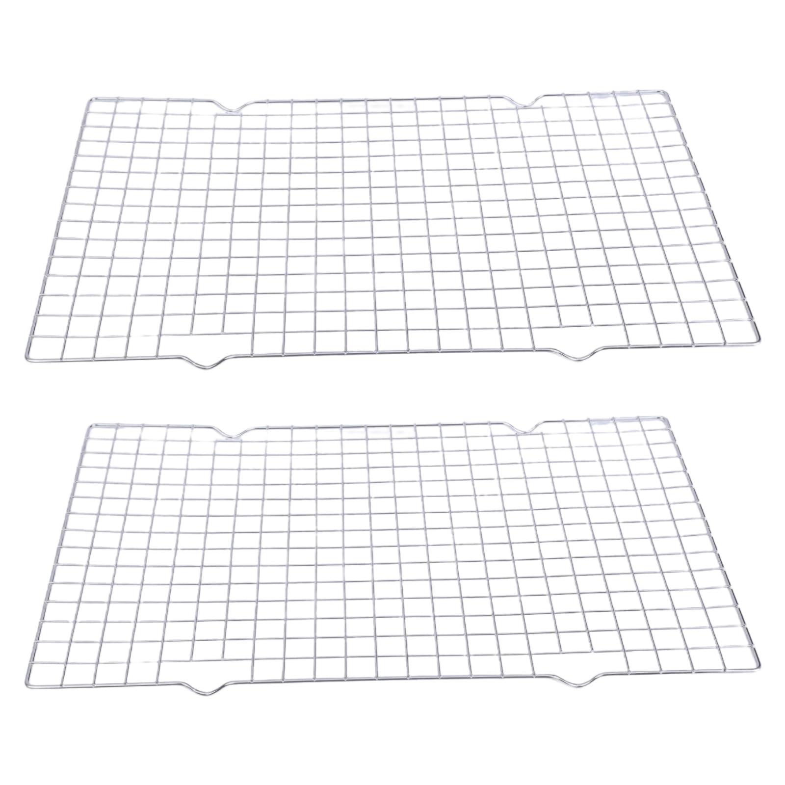 Woedpez Multipurpose Stainless Steel Grills Rack Baking Cooling Trays Barbecue Grills for Outdoors Cooking and Kitchen Use Oven Safe Bacons Rack for Baking