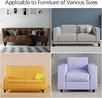 Vista 6 de TURSTIN 8 patas redondas para muebles de 3 pulgadas, patas redondas de madera maciza con tuercas en T M8, patas de sofá, patas de repuesto