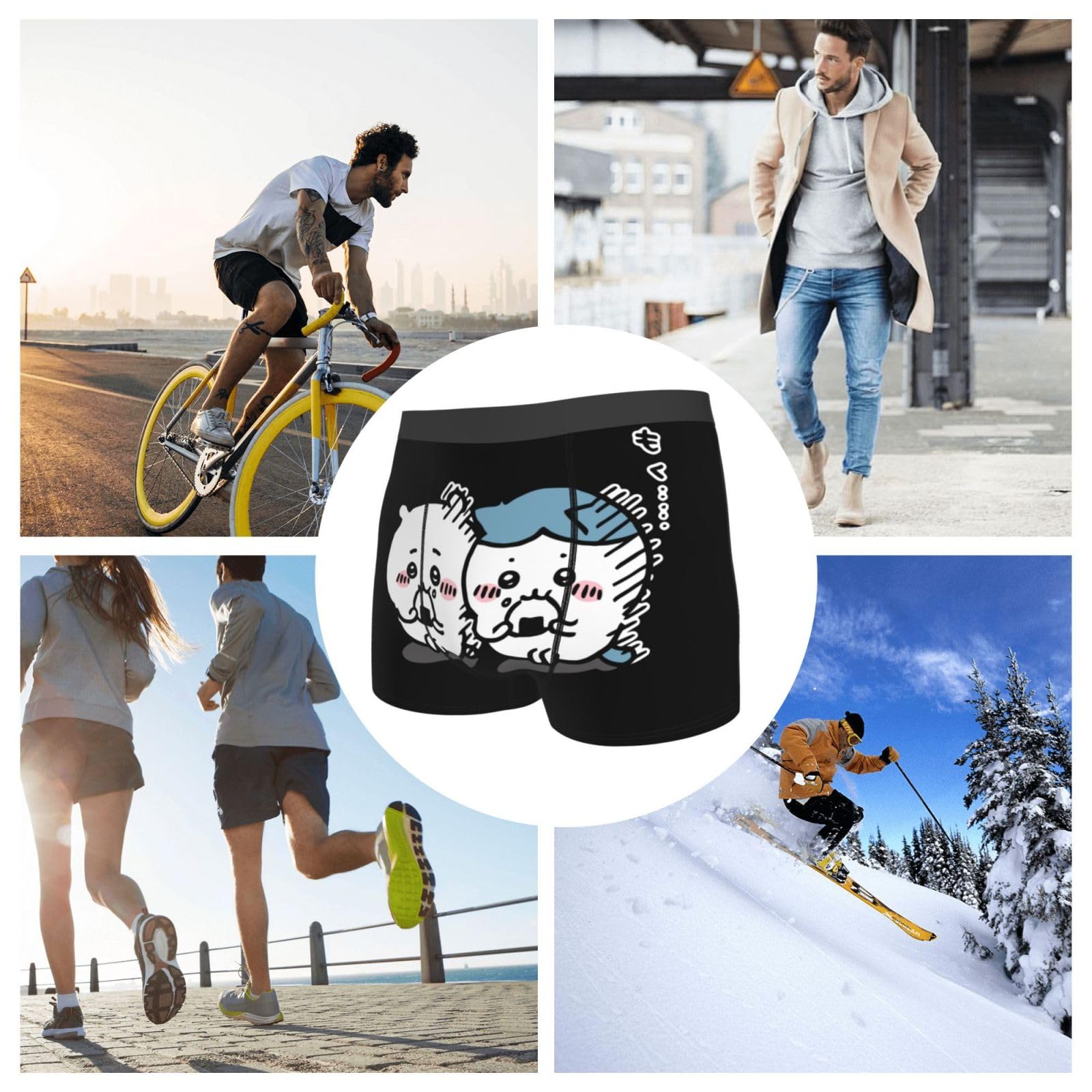 Amazon.co.jp: ボクサーパンツ ちいかわ ハチワレ 下着 メンズ