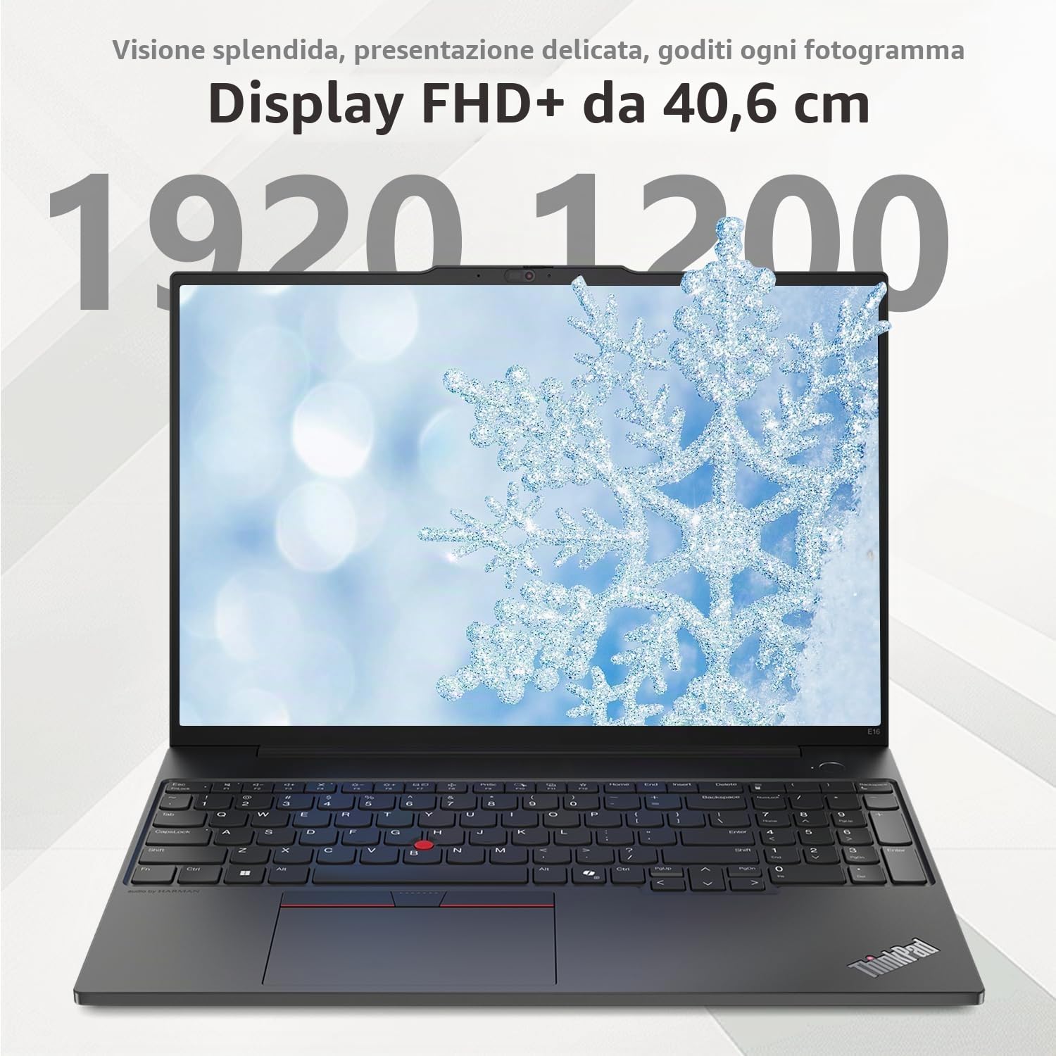 Lenovo Notebook aziendale ThinkPad E16 Gen 2, display FHD+ da 16", AMD Ryzen 7 7735HS, RAM DDR5 da 32 GB, SSD da 1 TB, impronte digitali, retroilluminato, Wi-Fi 6, Windows 11 Pro, bundle con hub USB-C