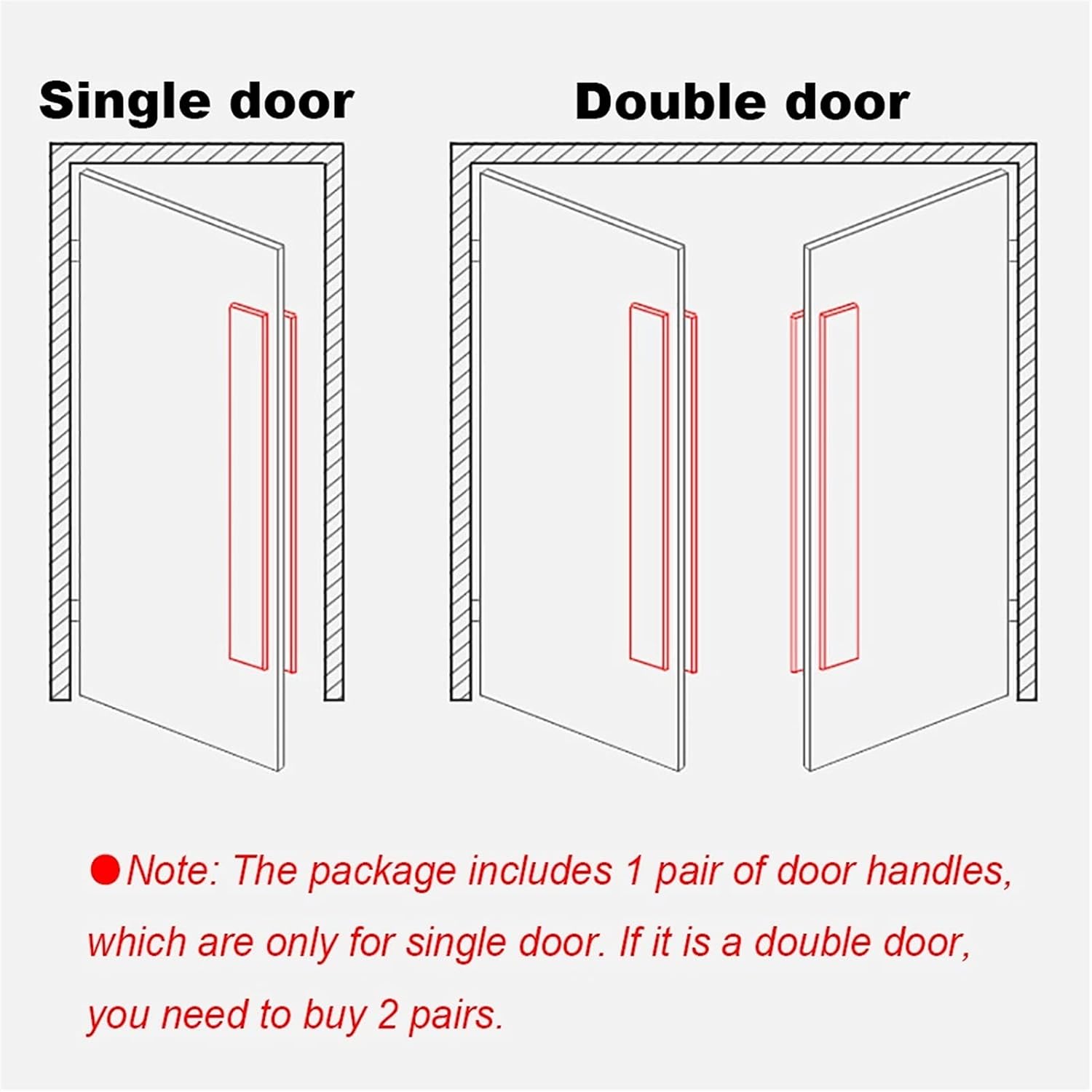 Gate Hardware Heavy Duty Stainless Steel Round Tube Elbow Door Handle/Home Office Bathroom Glass Door Push-Pull Handle,5 Sizes(600×562×38mm)