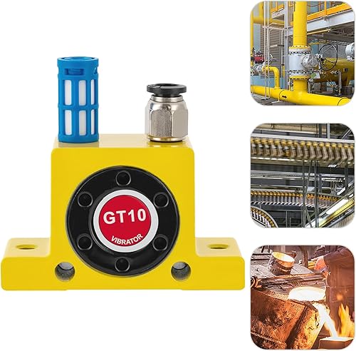 Miniatura 8 de Vibrador de turbina neumática GT10, Vibrador de turbina de aire industrial, Vibradores de turbina de alta velocidad de alta velocidad con