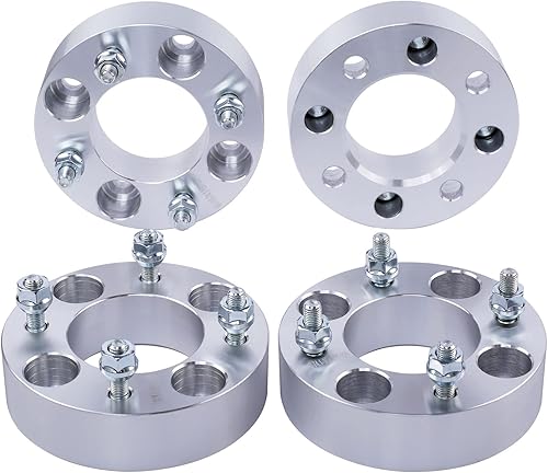 DCVAMOUS 4 espaciadores de rueda de 4 x 110 ATV UTV de 1.5 pulgadas con pernos de 10 x 1.25 pulgadas, orificio central de 2.917 in, compatible con