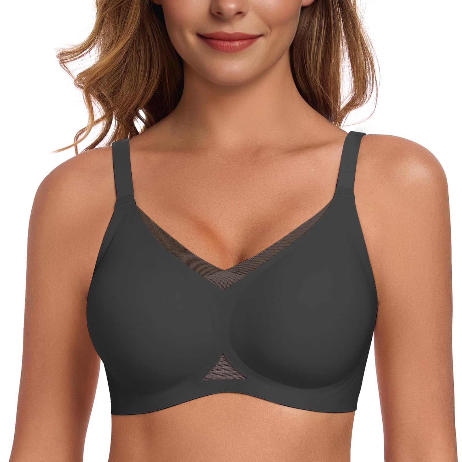 Gailife Women's Wireless V Mesh Bralette