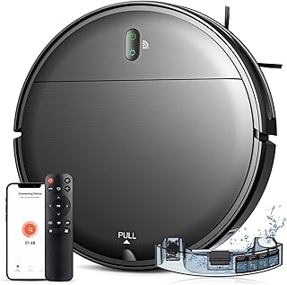 Robot Vacuum and Mop Combo, WiFi/App, Robotic Vacuum Cleaner with Schedule, 2 in 1 Mopping Robot Vacuum with Watertank and...
