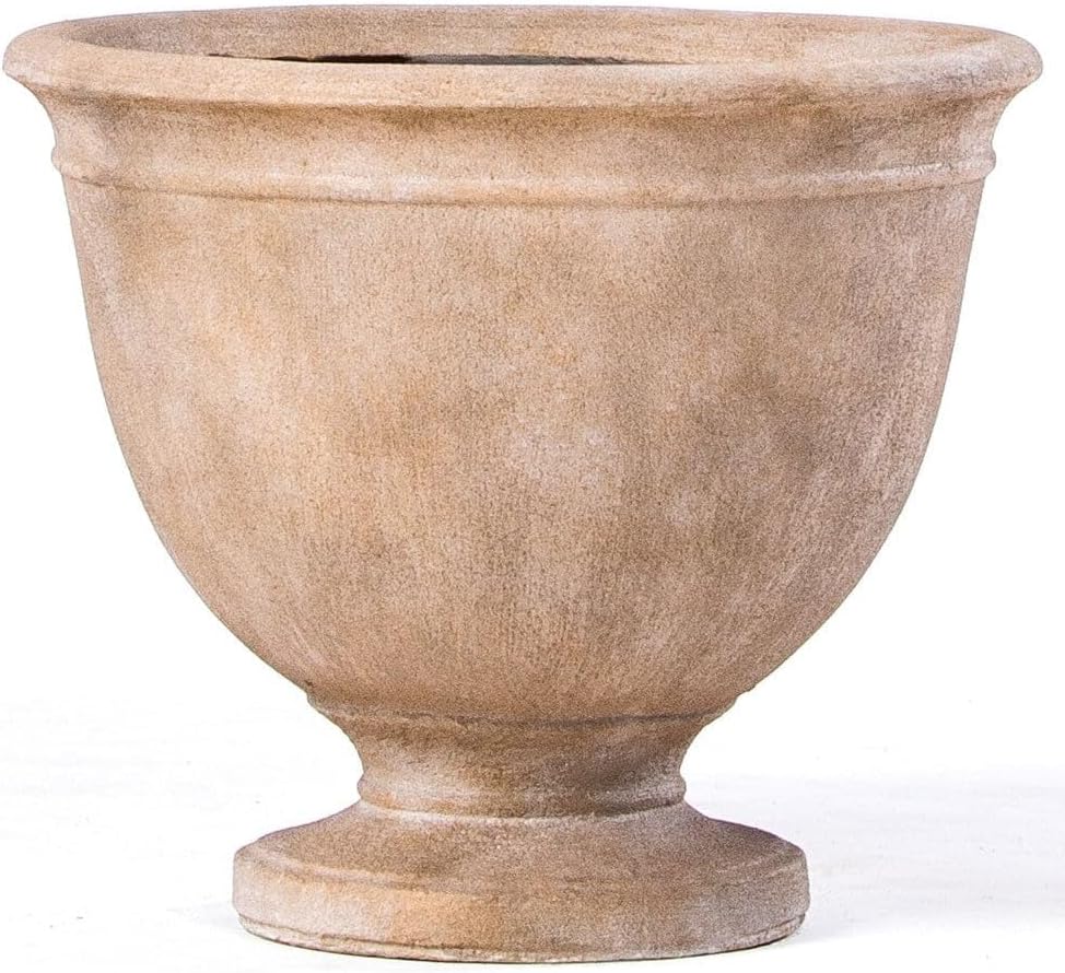 Alfresco Home Delfina Urn, Large, Tallow Finish