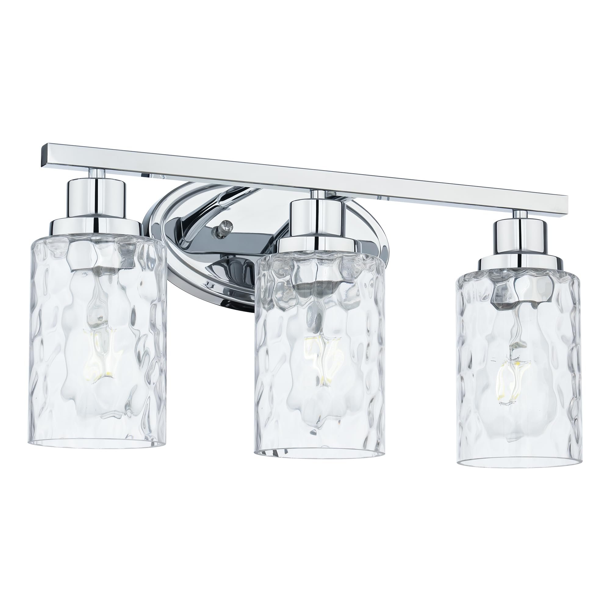 East Grove Home Builder Essentials Heritage Collection 18in 3-Light Bathroom Vanity and Wall Light with E26 Base Sockets (Lamps Sold Separately) and