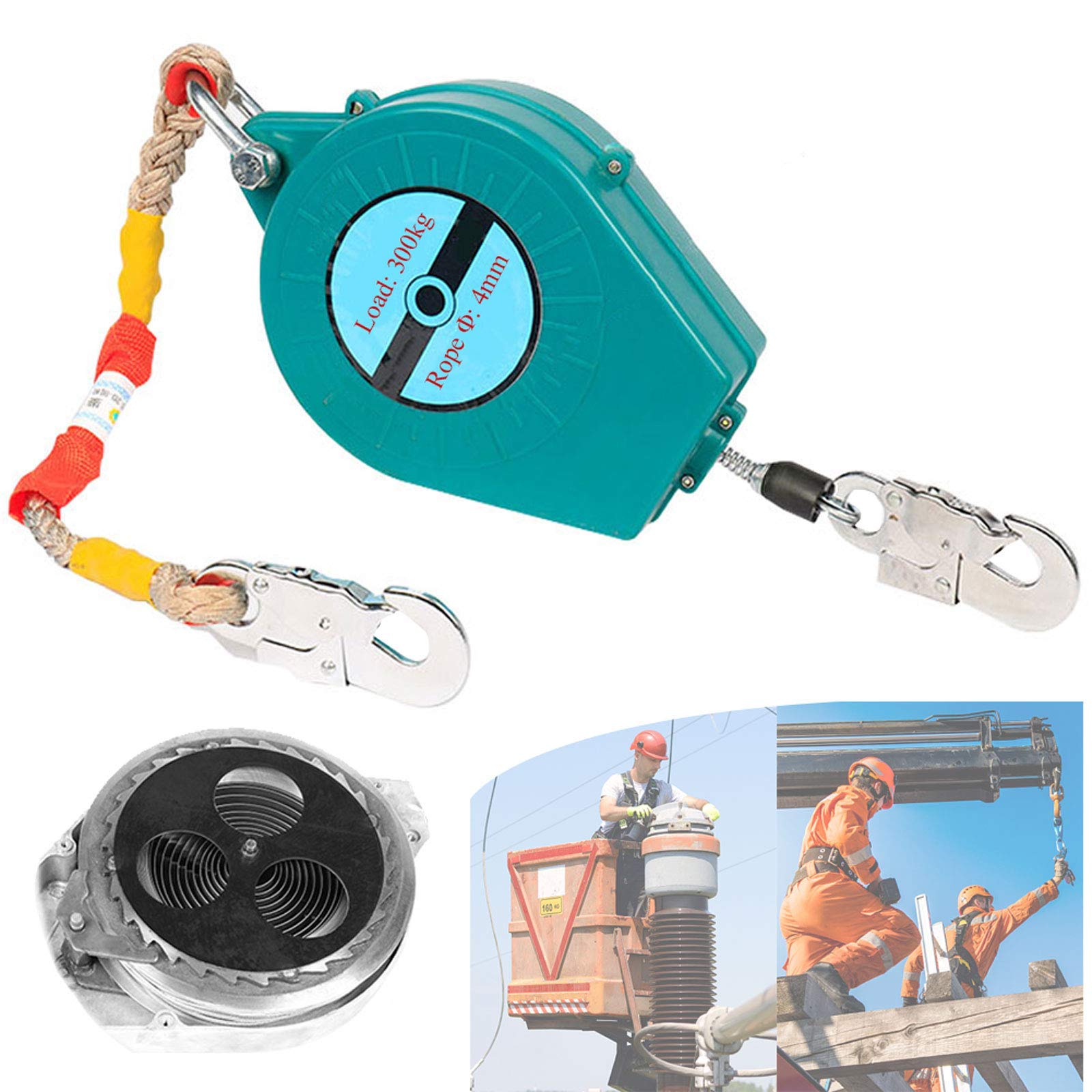 Buy XJZKA Self Retracting Lifeline Cable, Fall Protection Safety Device ...
