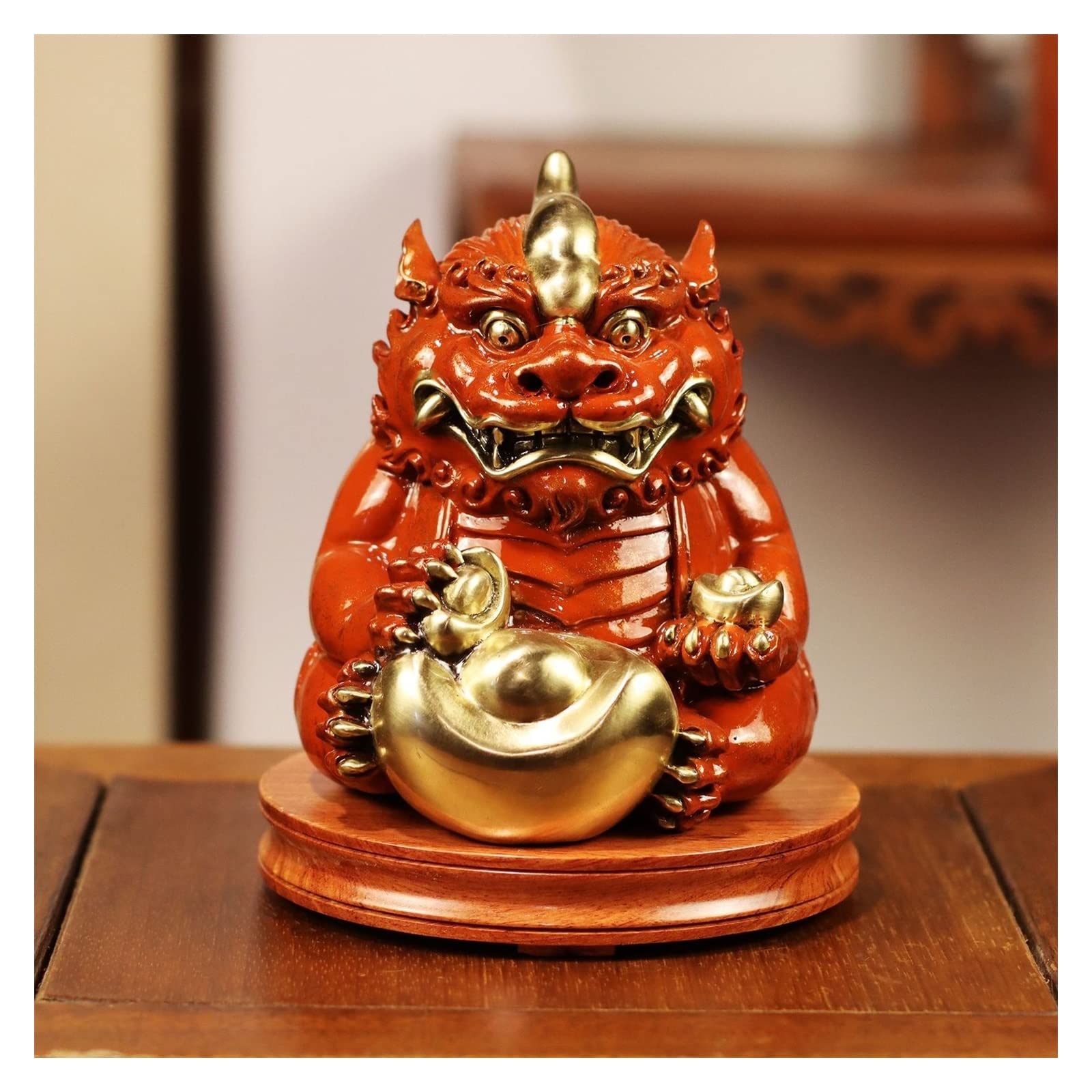 Wohndeko-Ornament Räucherstäbchen Brave Ornaments Kupferhandwerk Weihrauchbrenner Heimarbeitszimmer Wohnzimmerdekoration Ornamente Rui Beast Gute Bedeutung