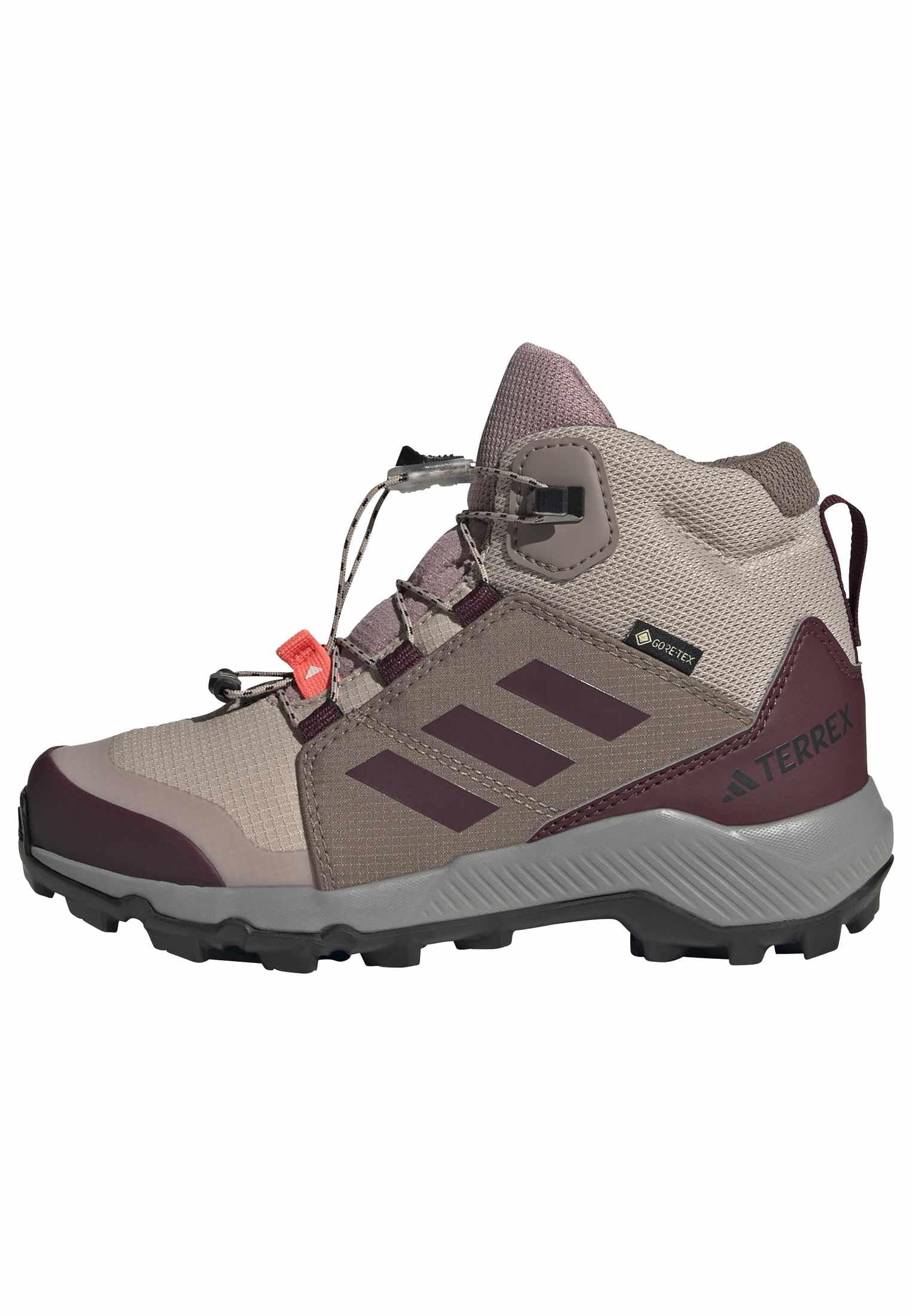 adidas Uniseks - dzieci Terrex Mid Gore-Tex Hiking Kids Shoes, magic mauve/wonder taupe/maroon, 37 1/3 EU