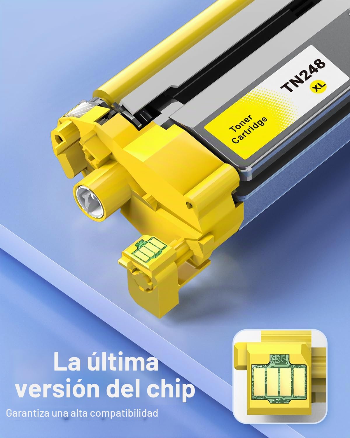 INK4U TN248XL Tóner (5 Pieza) Compatible para Brother TN248XL Cartuchos de Tóner TN248 XL Compatible para Brother DCP-L3520CDWE MFC-L3760CDW MFC-L3740CDW DCP-L3560CDW TN 248 MFC-L8390CDW HL-L3240CDW