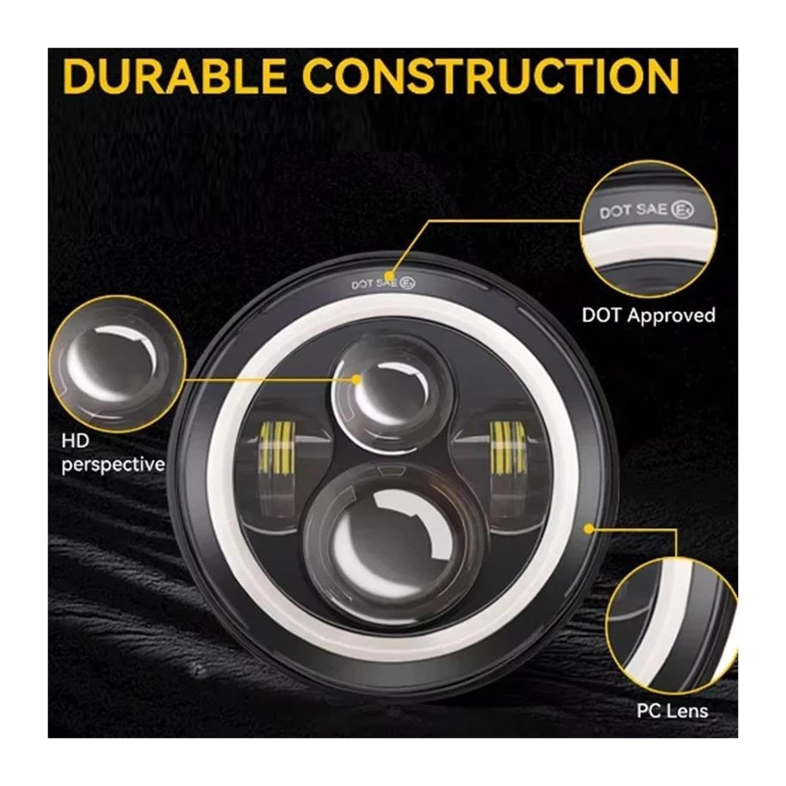 Adatto for fari fuoristrada Jeep JK, fari da lavoro a LED