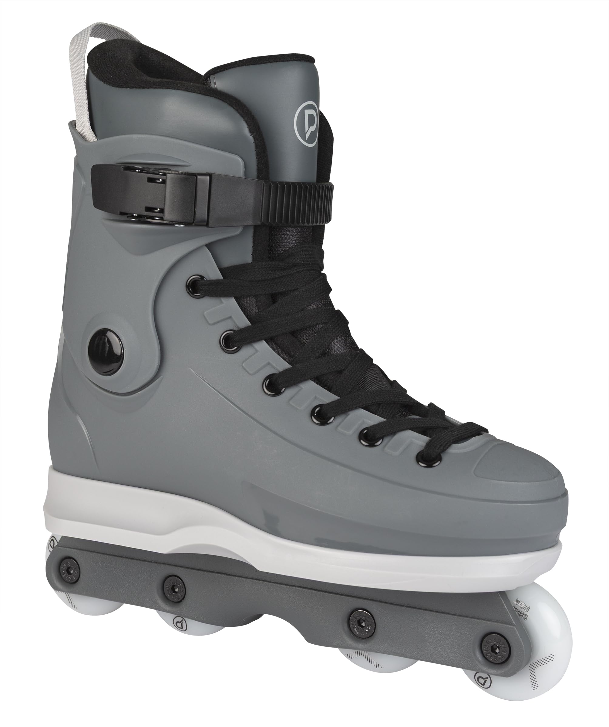 Playlife Pattini in linea aggressivi Inline Rave Park nero taglia 37-46 ruote Kizer Fluid V Frame