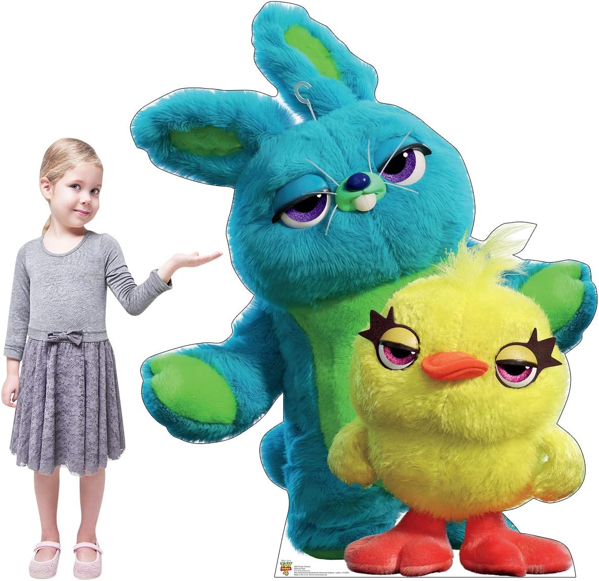 Ducky and Bunny Toy Story 4 Life-Size Cardboard Stand-Up