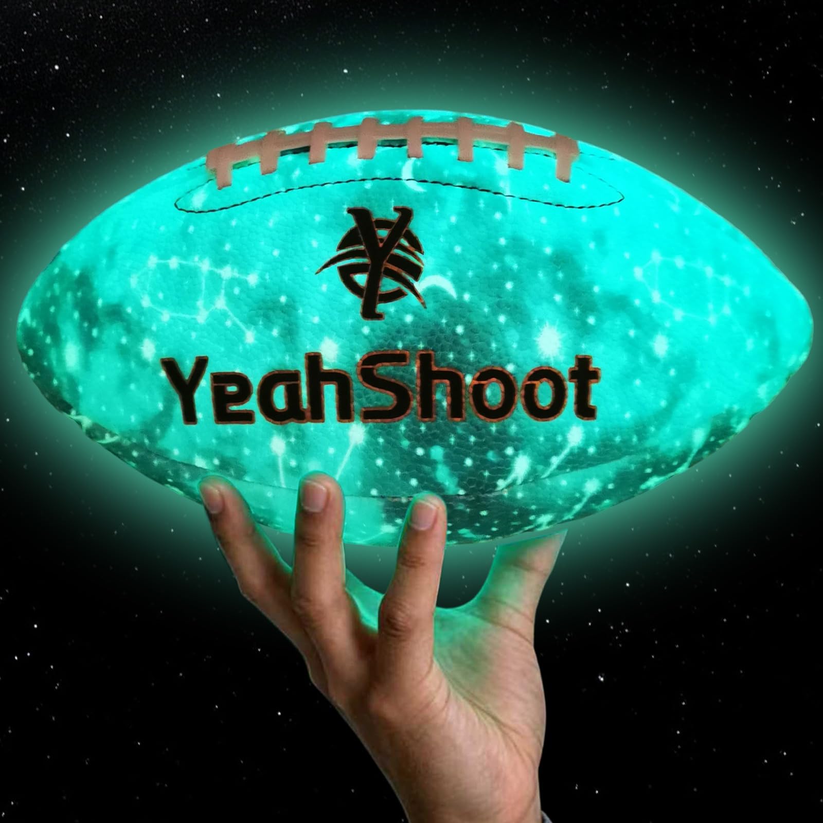 YeahShoot Size 9 Photoluminescent Football