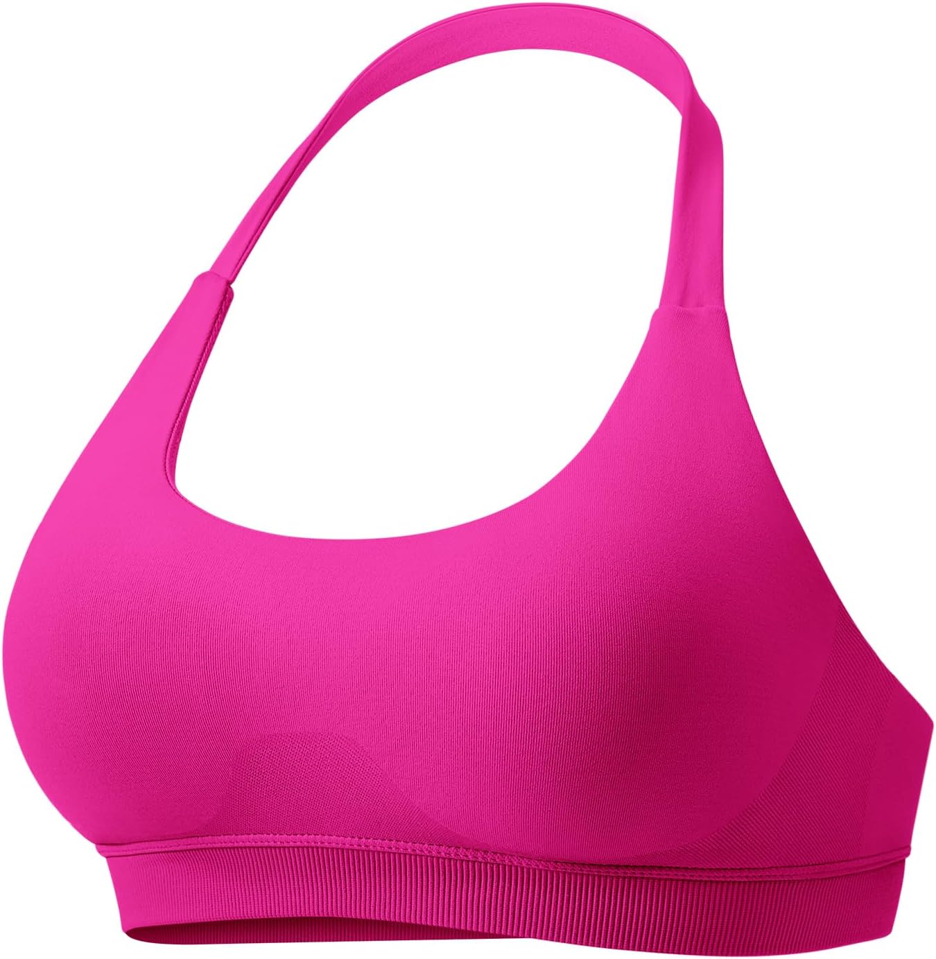 VOYJOY Women Workout Impact Bras Medium Low Support Halter Sports Bras Seamless Open Back Gym Padded Yoga Crop Top