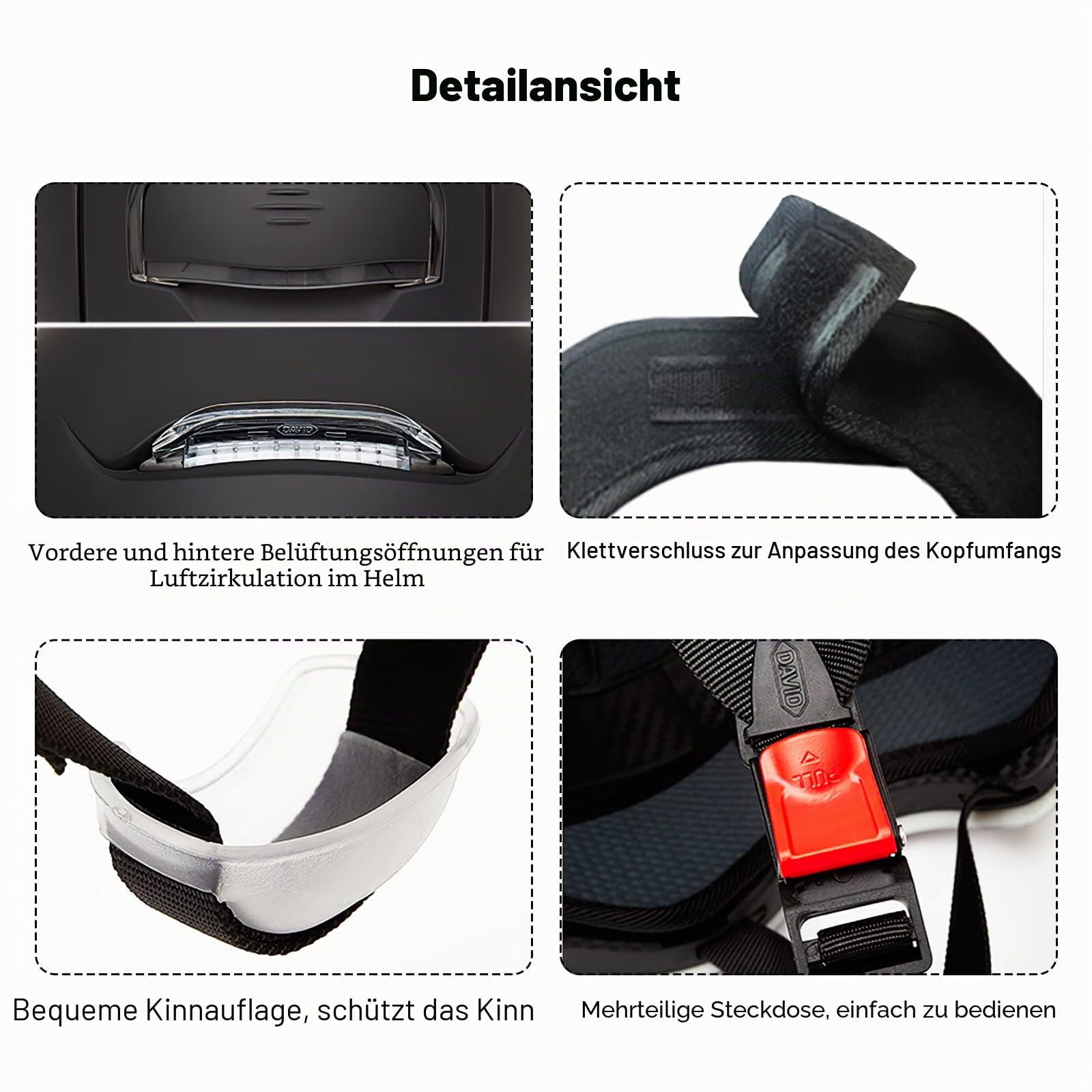 Ergocar Klassischer Offener Helm, Halbhelm Mit Sonnenblende, 709abs-Schale Kombiniert Mit Eps-Pufferschicht Für Besseren Fahrschutz