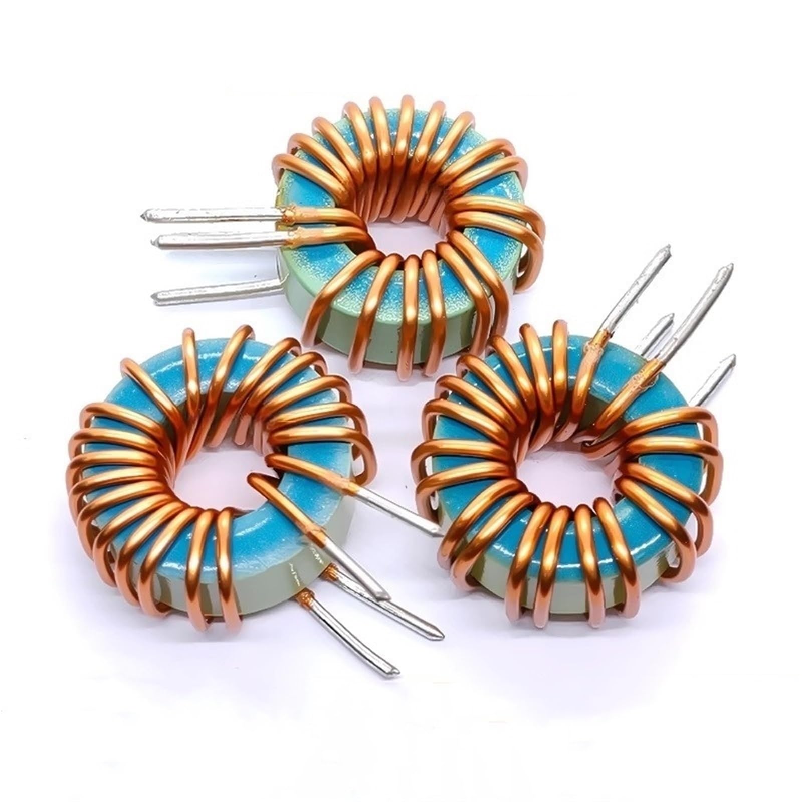 Inductor de anillo magnético 10652 de alta corriente 30A y doble cable 6