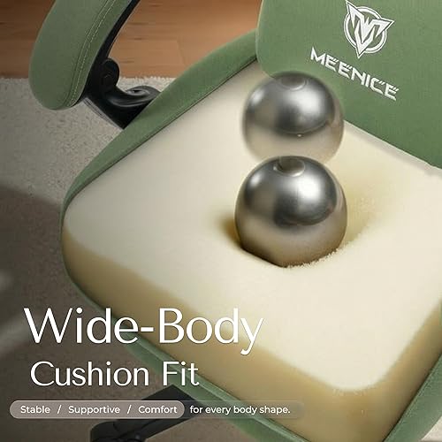 Miniatura 7 de Silla de juegos de tela con resorte de bolsillo, silla ergonómica de respaldo alto para videojuegos con reposapiés, soporte lumbar de masaje, altura