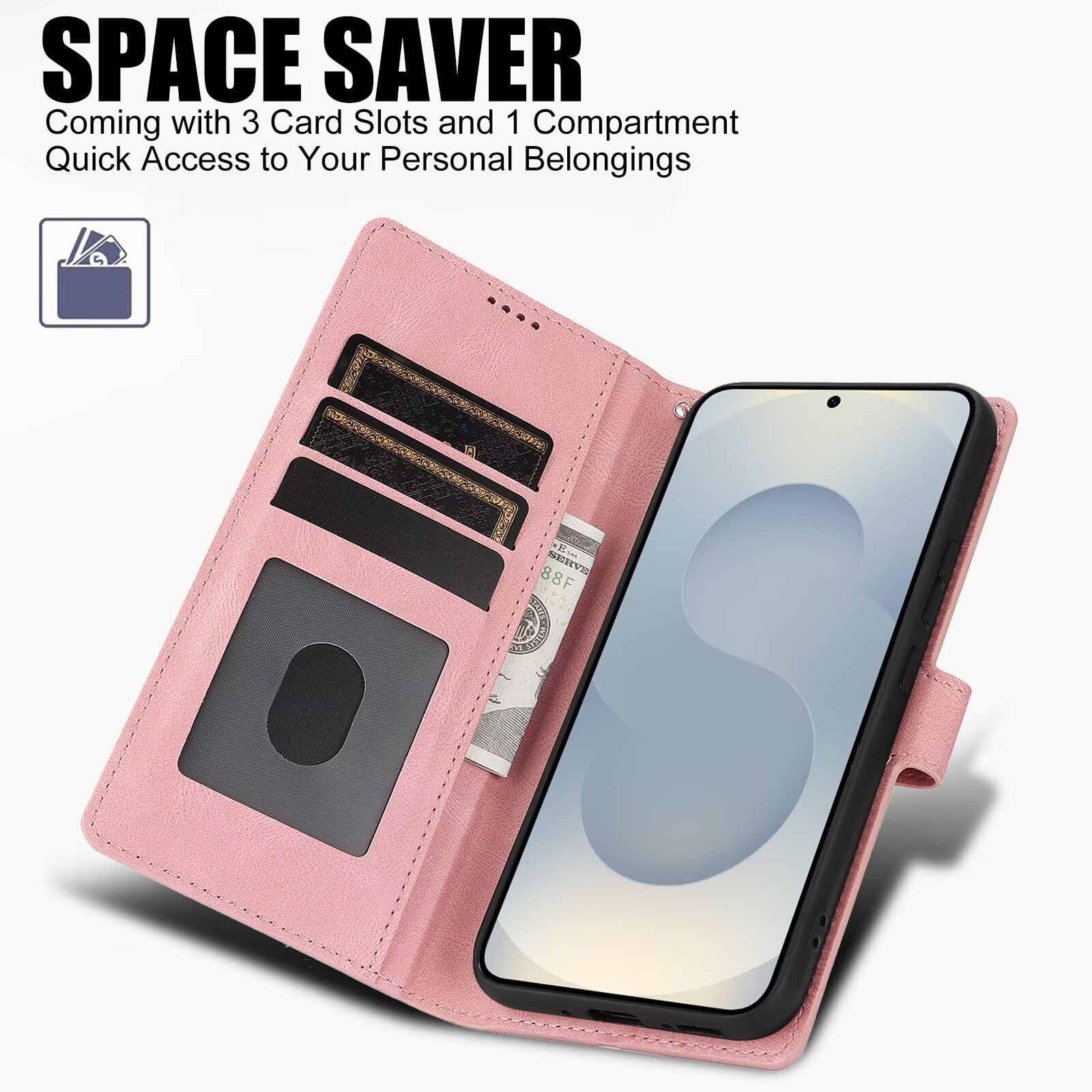 Beajew Funda Para Xiaomi Redmi Note 13 Pro Plus, Tapa De Cuero Piel,Wallet Case Flip