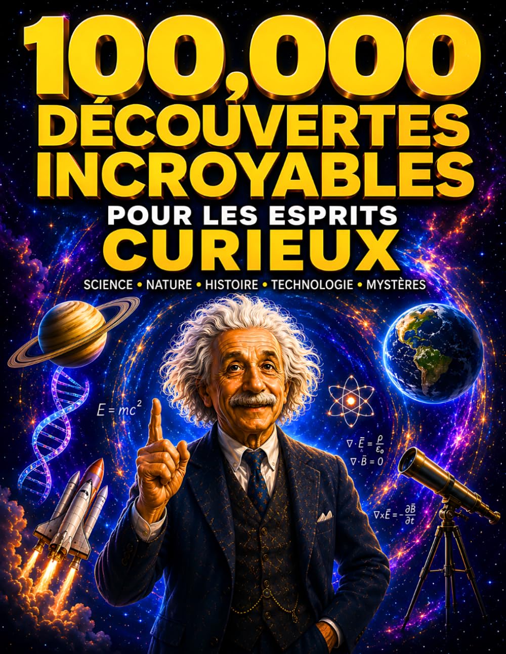 100,000 Découvertes Incroyables Pour Les Esprits Curieux: Les secrets les plus fascinants de notre planète et de l'univers