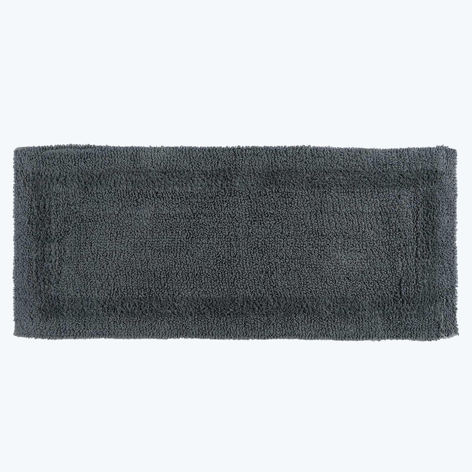 HOMESCAPES Toilet Mat, Luxury 1600gsm Extra Soft 100% Cotton, Reversible Bathroom Mats Non-Slip, Washable, Super Absorbent, Quick-Dry, Raspberry Pink Pedestal Rug for Toilet, 50 x 55 cm — view 134