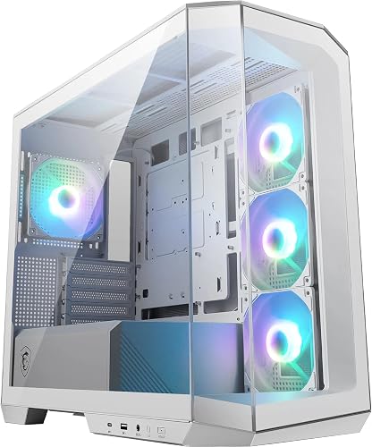 MAG PANO M100R PZ White Boîtier PC Gaming Micro-ATX et Mini MSI