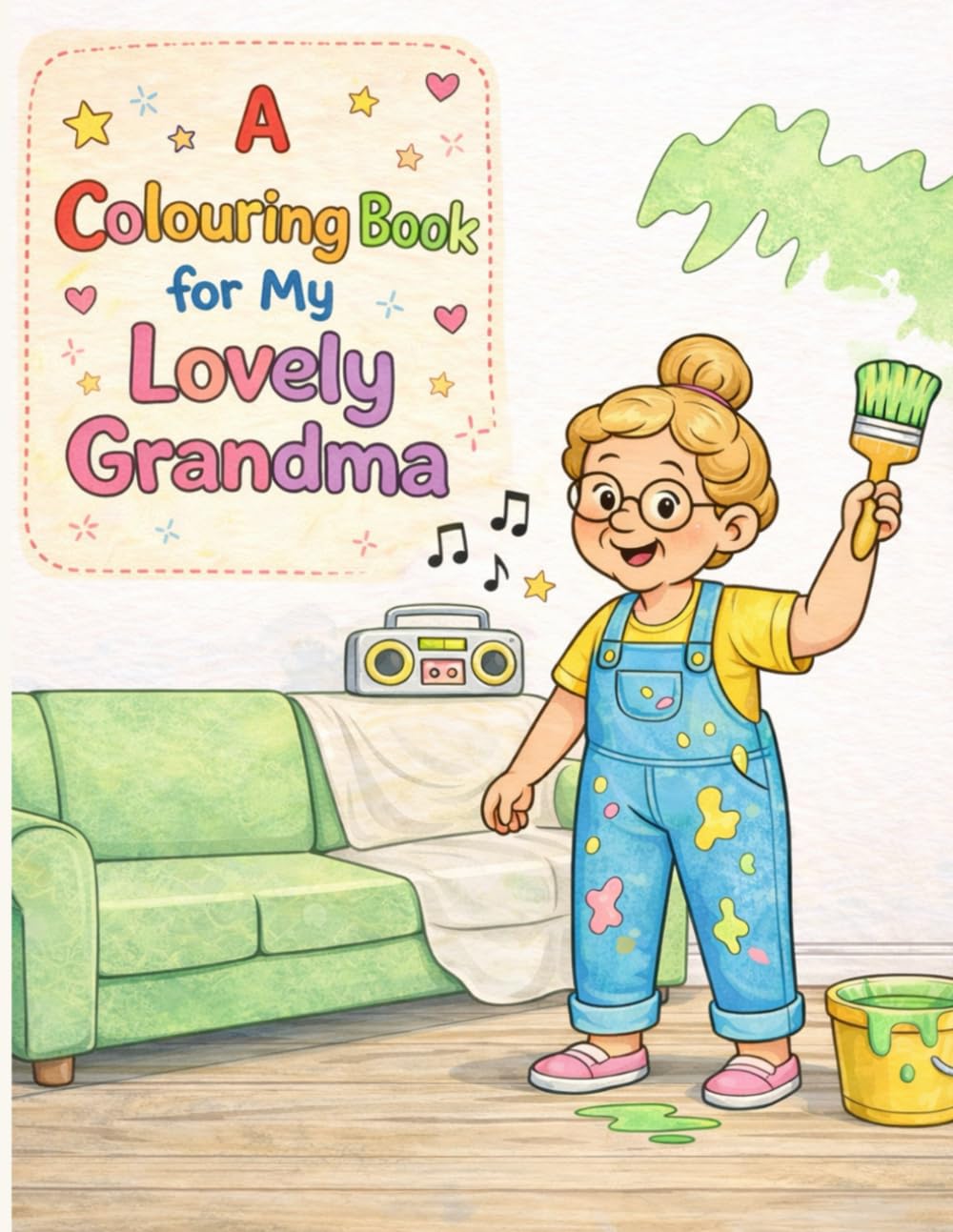 Fun Colouring for Grandma: Fun colouring pages for my lovely Grandma