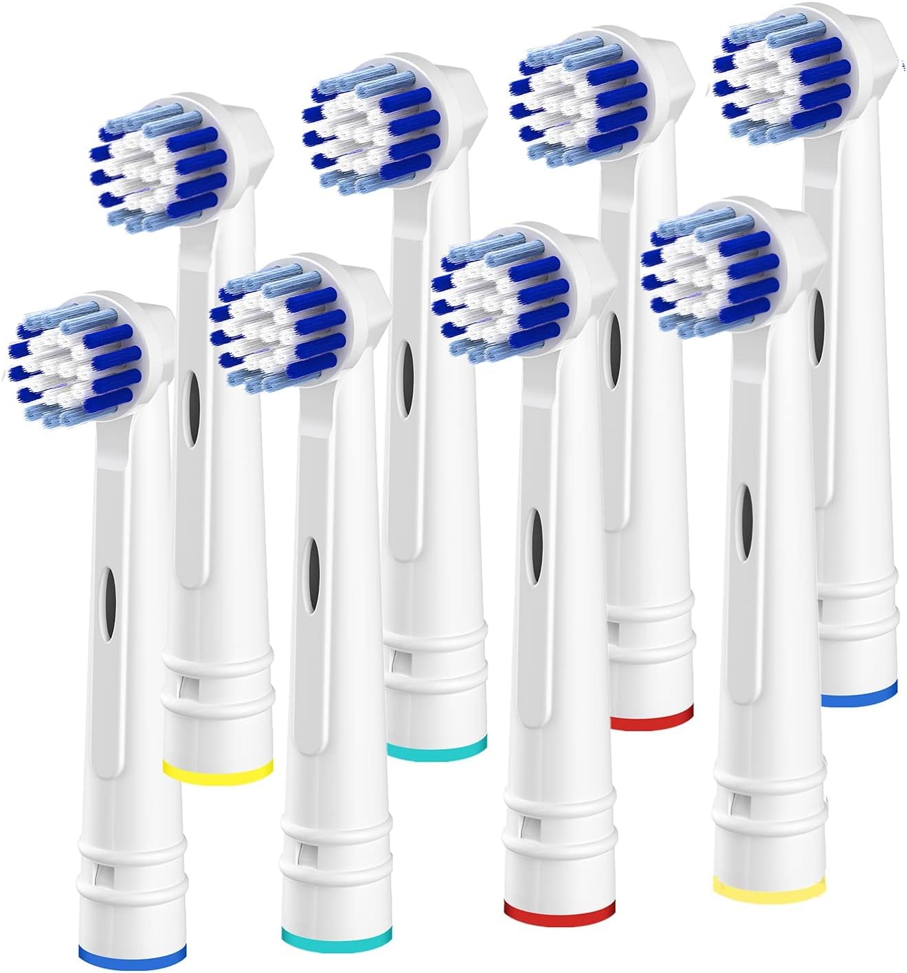 Replacement Toothbrush Heads Compatible with Oral B Braun, 8 Pack Professional Electric Toothbrush Heads Brush Heads Refill for Oral-B 7000/Pro 1000/9600/ 500/3000/8000