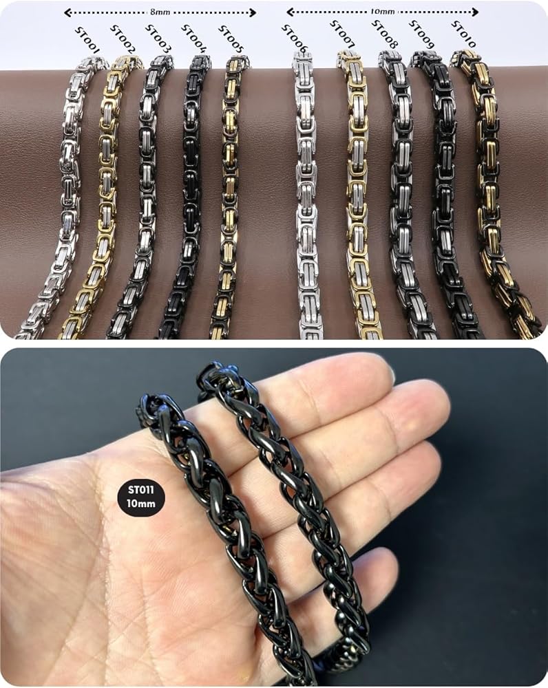 newtro Stainless Steel Wallet Chain for Men Women Boy Girl, Biker