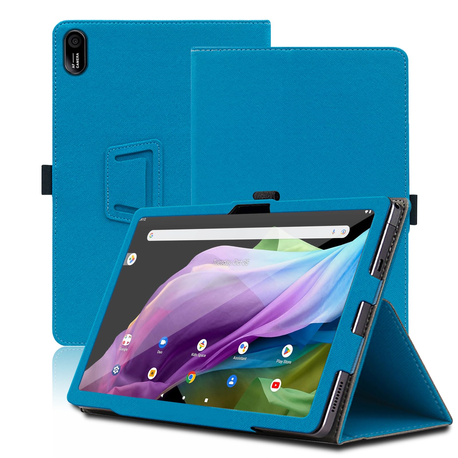 Housse étui Pour Acer Iconia Tab V11 (11 Pouces) - Cuir PU, Support Multi-angles, Protection Anti-chocs, Noir
