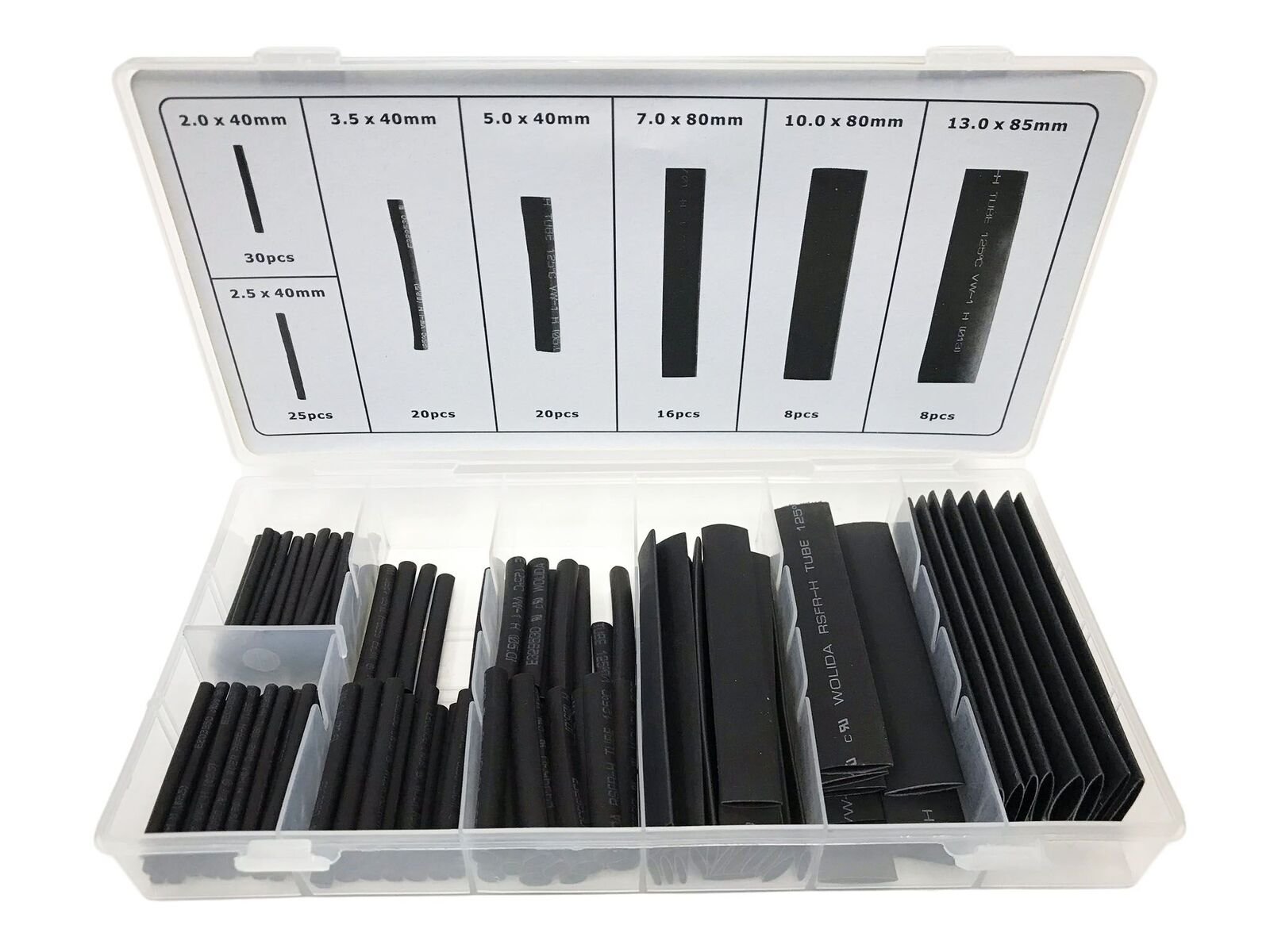 Heat Shrink Wire Sleeve Insulation Wraps (127 Piece Set)