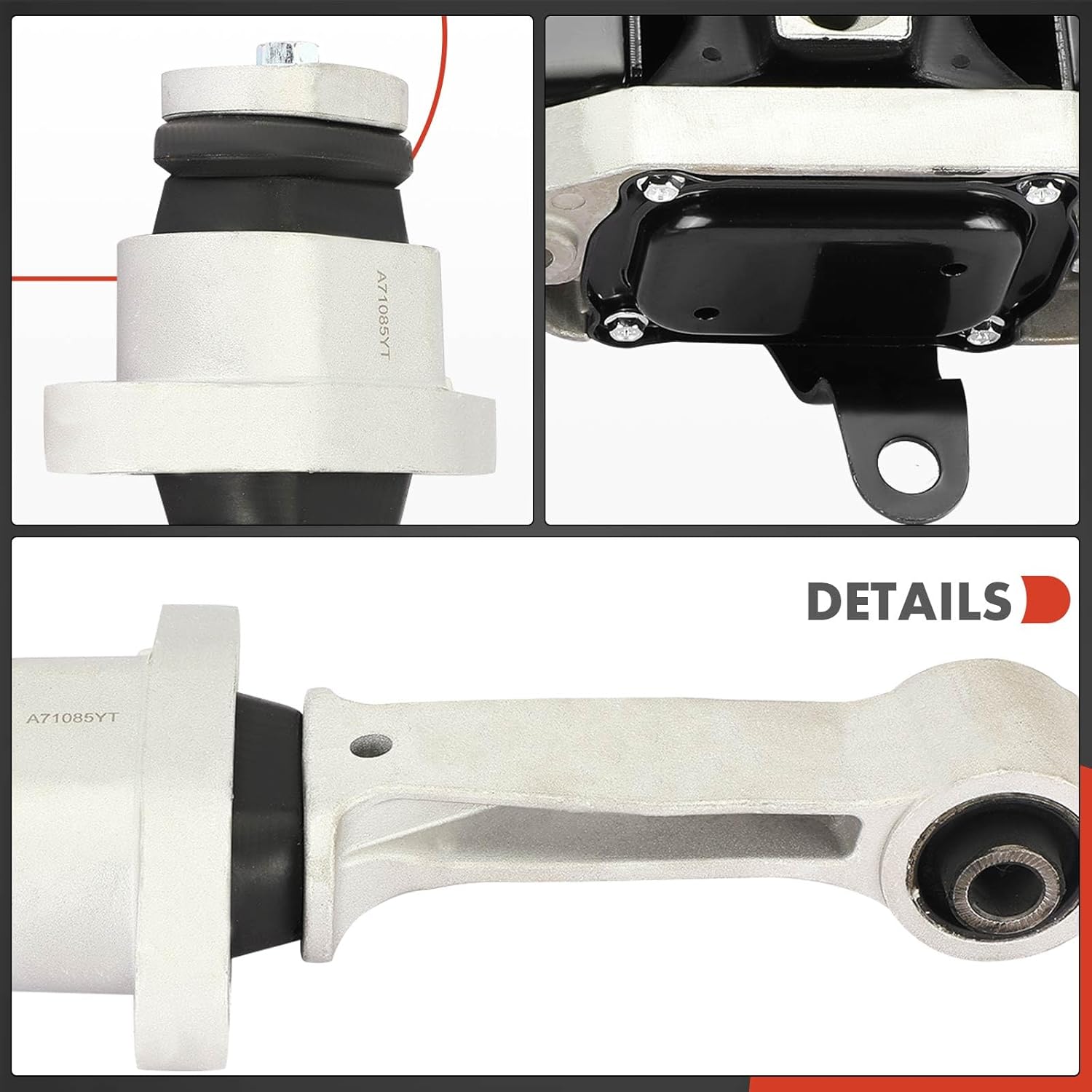 A-Premium 2PCS Transmission Mount and Torque Strut Mount Kit Compatible with Hyundai Sonata 2015 2016 2017, 2.0L 2.4L, Automatic Transmission Only, Replace# 21830C1170, 21830D4100