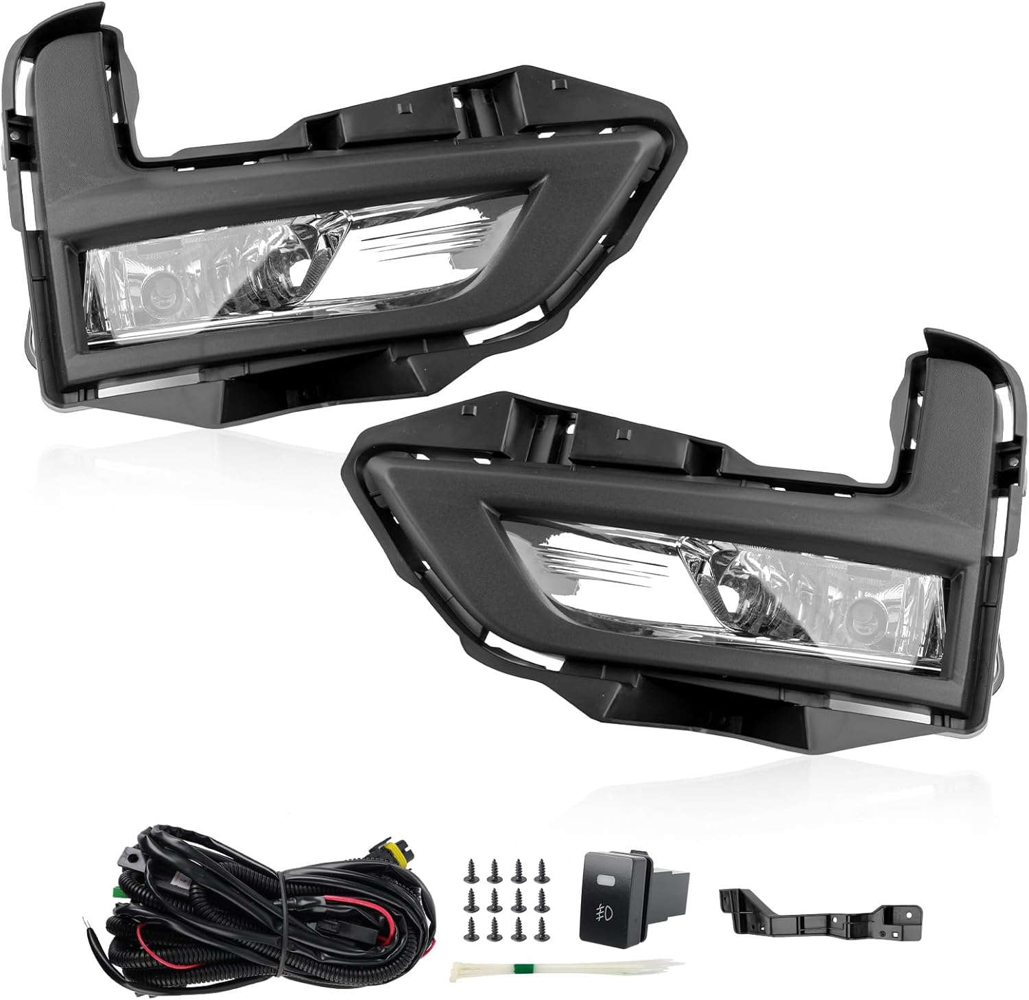 RP Remarkable Power, Fog Light for 2017 2018 2019 2020 Rogue S/SL/SV Bumper Lamp Assembly Included Switch and Wiring